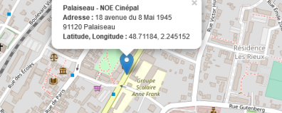 Gmaps CinéPal'
